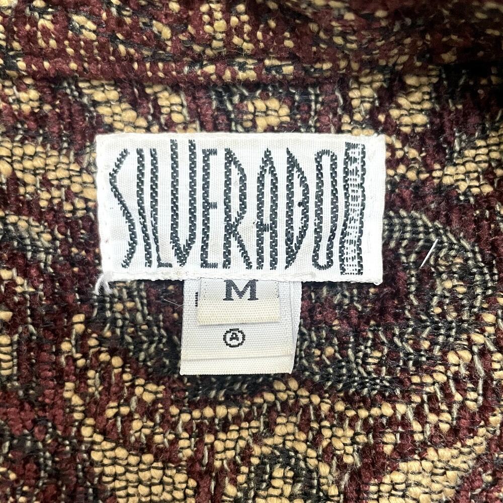 VTG Silverado New Mexico Paisley Tapestry Blazer Jacket Sz M Southwest Artsy USA - Picture 11 of 13
